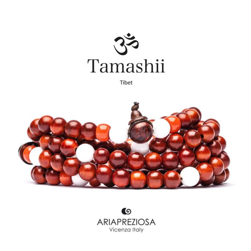 TAMASHII MALA TIBETANO AGATA BIANCA