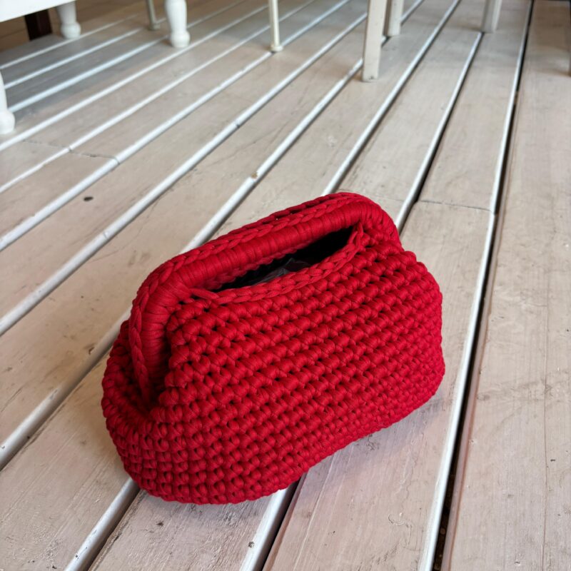 BORSA CLUTCH ROSSA