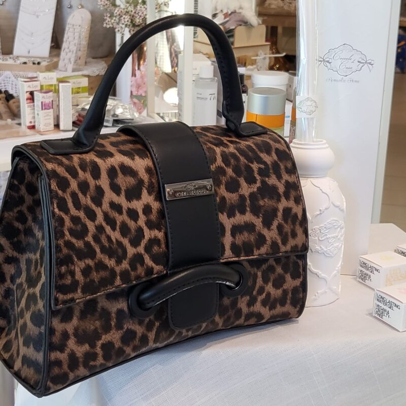 Borsa maculata con tracolla